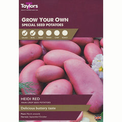 Heidi Red Main Crop Seed Potatoes (Taster Pack of 8)