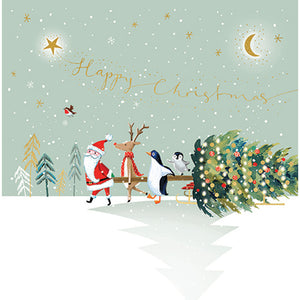 The Curious Inksmith Santa & Friends Christmas Cards (Pack of 8)