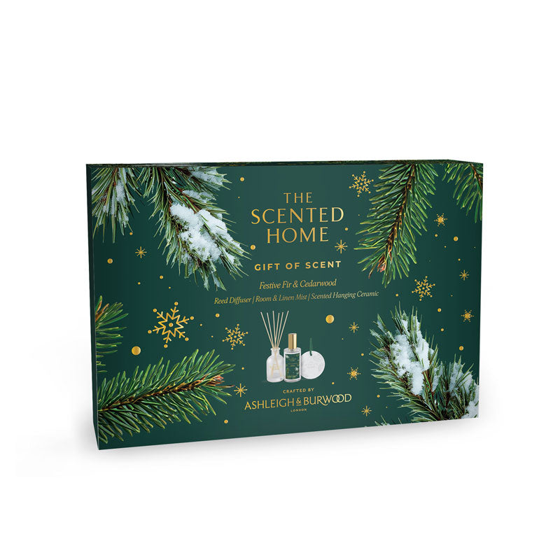The Scented Home Festive Fir & Cedarwood Gift Set