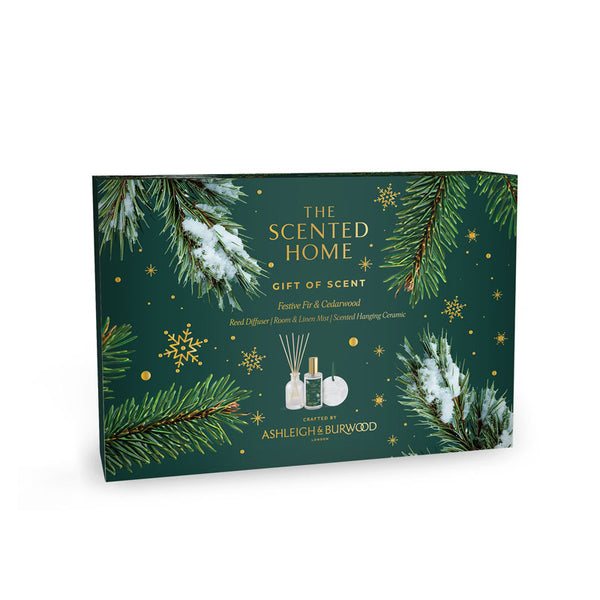 The Scented Home Festive Fir & Cedarwood Gift Set