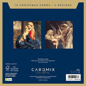 The Virgin & Child Embracing Christmas Cards (Pack of 10)