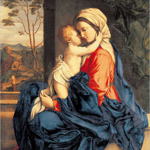 The Virgin & Child Embracing Christmas Cards (Pack of 10)