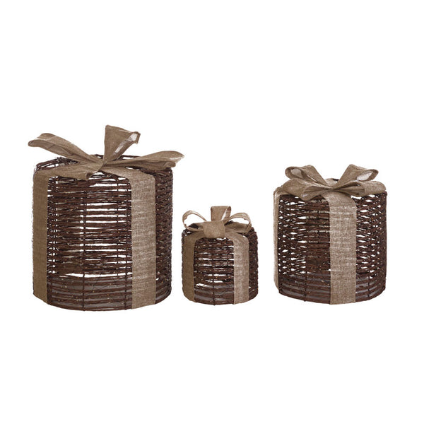 Beautiful Gardens AmberGlow Round Gift Boxes (Set of 3)