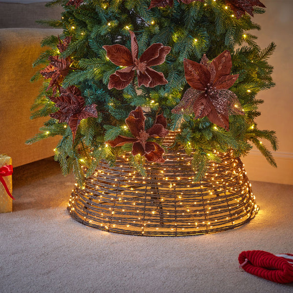 Beautiful Gardens AmberGlow Tree Skirt