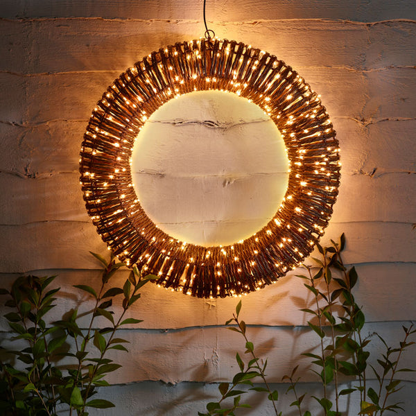 Beautiful Gardens AmberGlow Wreath
