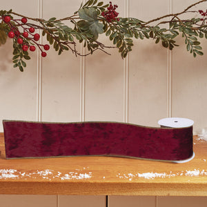Three Kings Deluxe Wired Velvet Ribbon (3m)