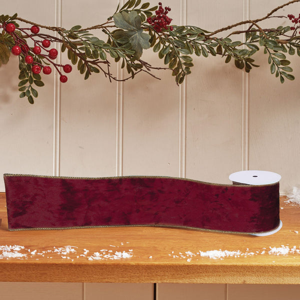 Three Kings Deluxe Wired Velvet Ribbon (3m)