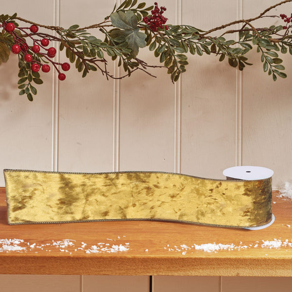 Three Kings Deluxe Wired Velvet Ribbon (3m)