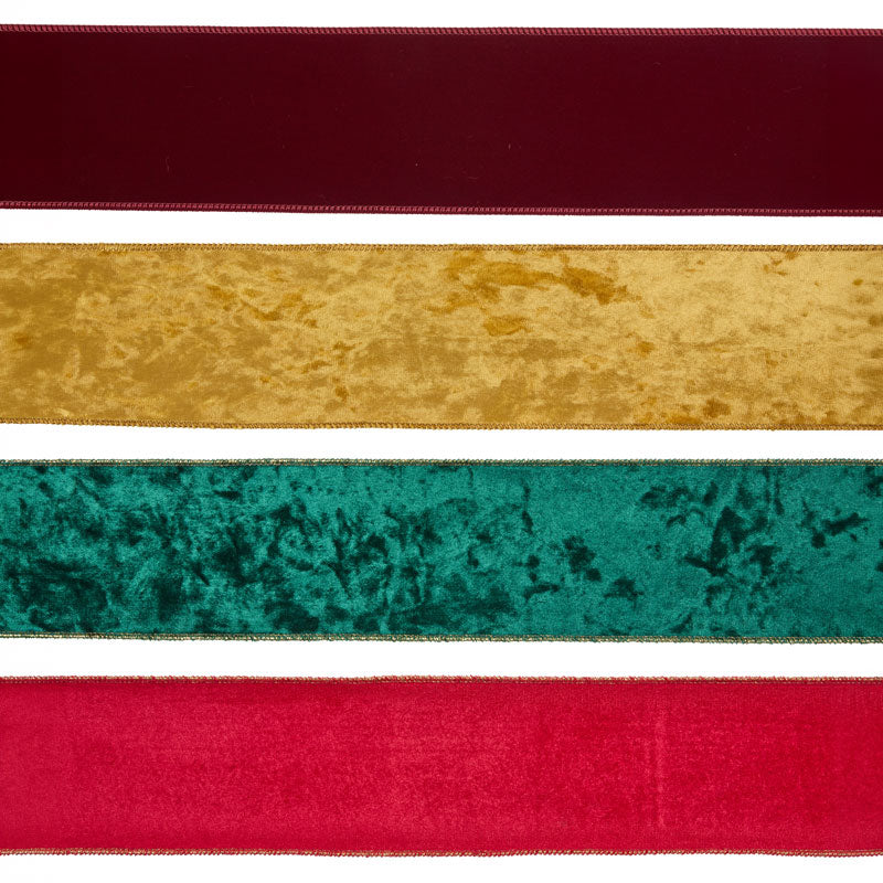Three Kings Deluxe Wired Velvet Ribbon (3m)