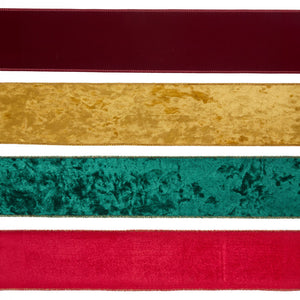 Three Kings Deluxe Wired Velvet Ribbon (3m)