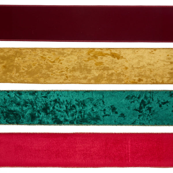 Three Kings Deluxe Wired Velvet Ribbon (3m)