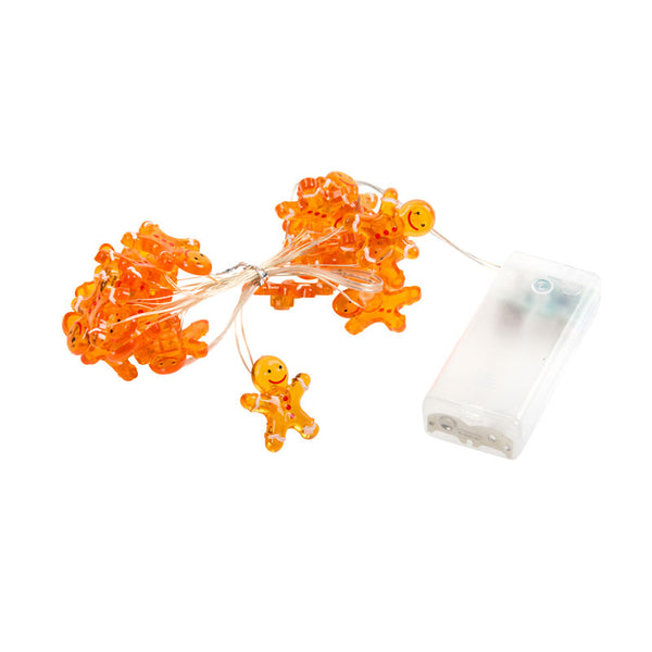 Three Kings Gingerbread String Lights (Set of 20)