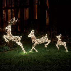 Three Kings GoldTwist Leaping Deer Family