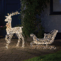 Three Kings GoldTwist Reindeer & Sleigh