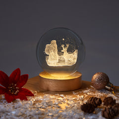 Three Kings Inlit Globall - Santa