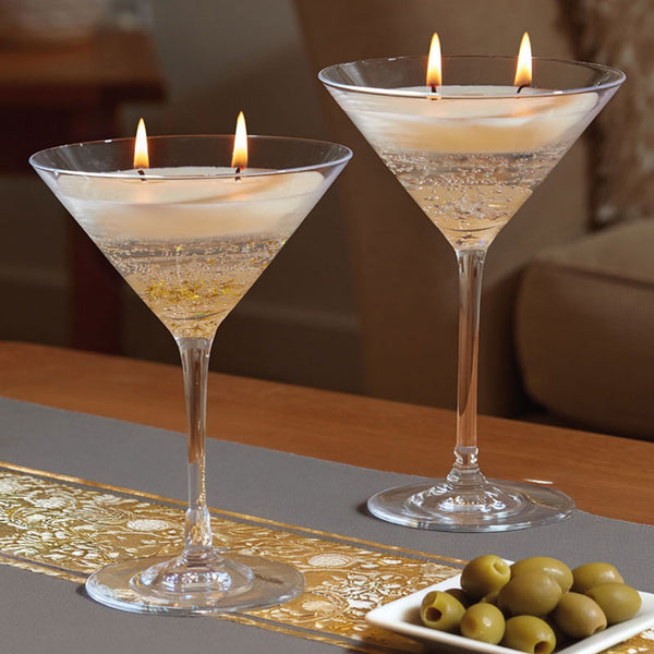 Three Kings Sante! Martini Candle