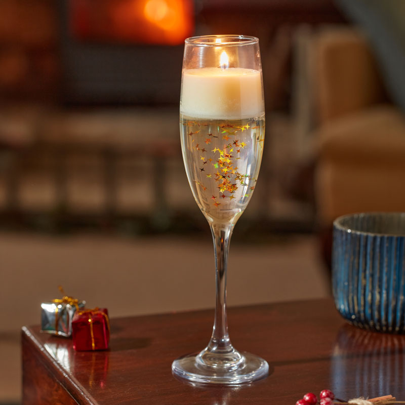 Three Kings Sante! Prosecco Candle