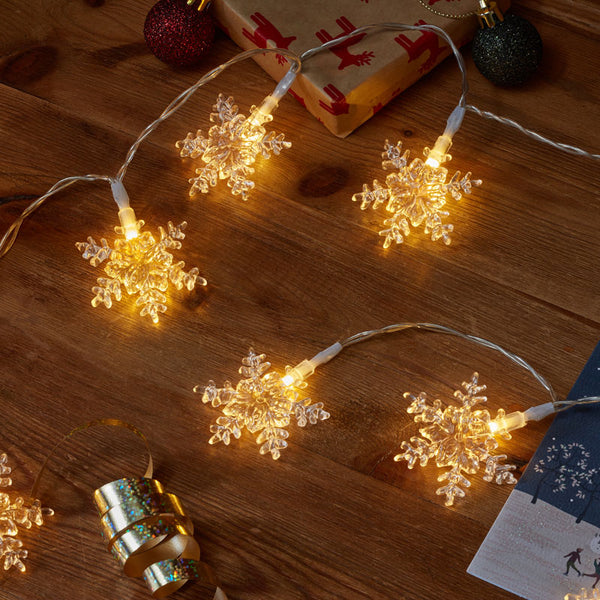Three Kings SnoFlake String Lights (Set of 20)