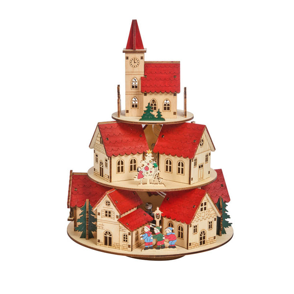Three Kings Turning Winter Village