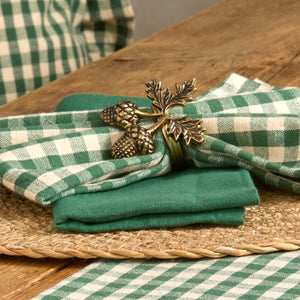 Walton & Co Foliage Green Napkins (Pack of 4)