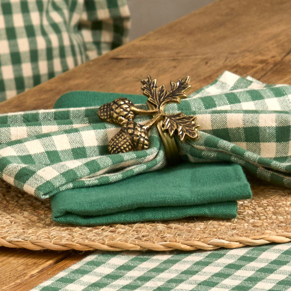 Walton & Co Foliage Green Napkins (Pack of 4)