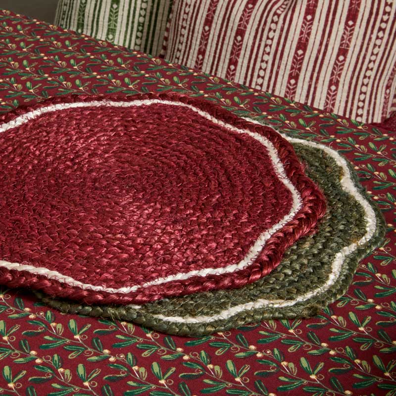 Walton & Co Scalloped Jute Placemat