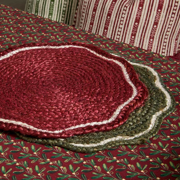 Walton & Co Scalloped Jute Placemat