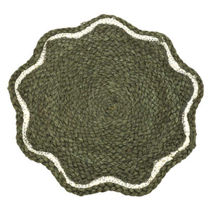 Walton & Co Scalloped Jute Placemat