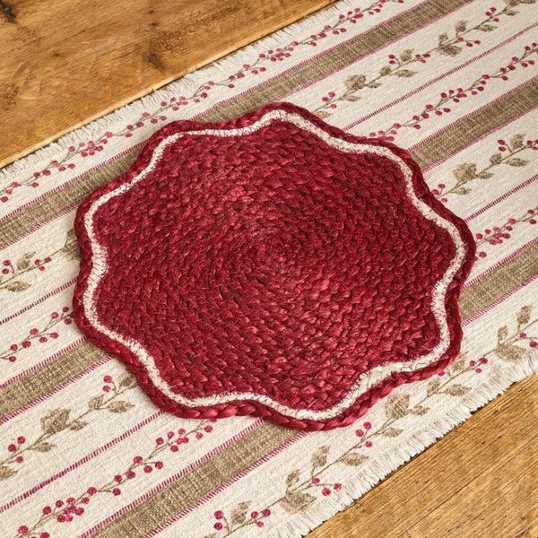 Walton & Co Scalloped Jute Placemat