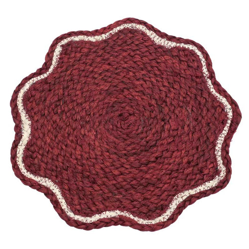 Walton & Co Scalloped Jute Placemat