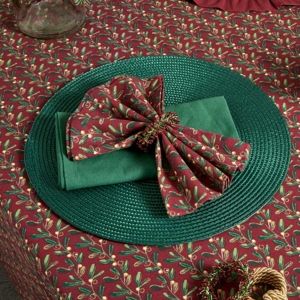 Walton & Co Under The Mistletoe Napkins (Pack of 4)