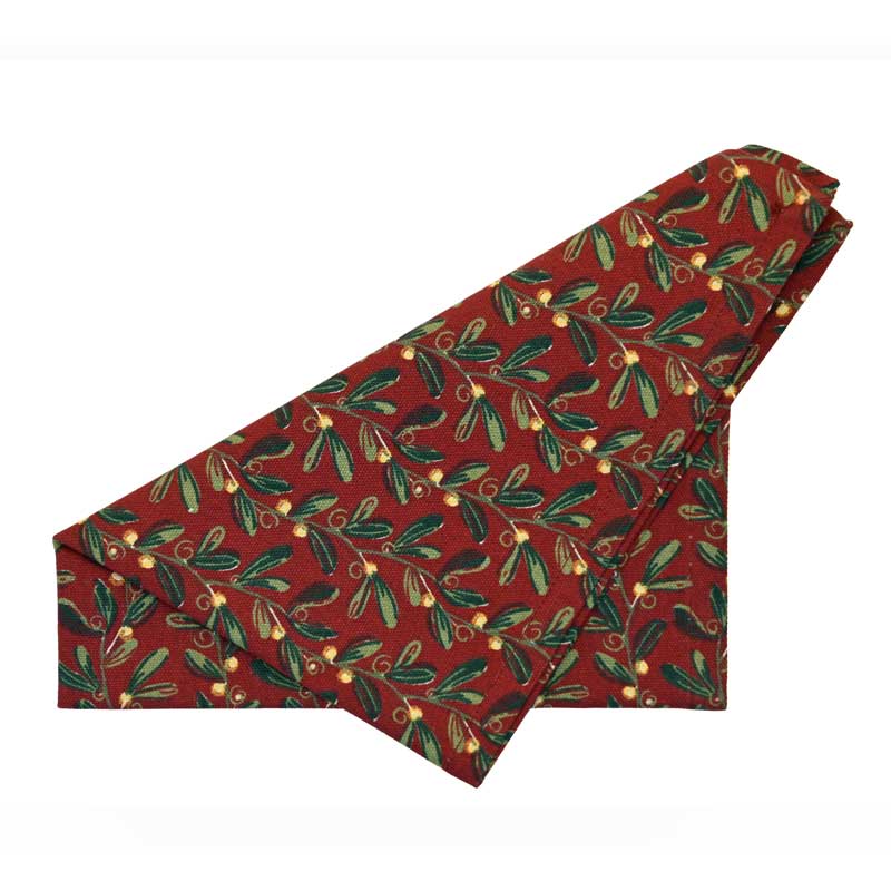 Walton & Co Under The Mistletoe Napkins (Pack of 4)
