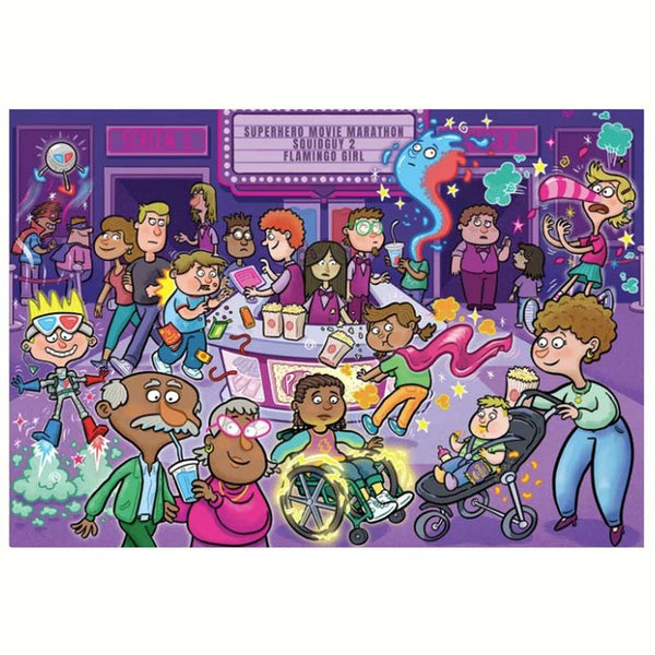 Wasgij Junior 2 - Popcorn Power-Up! 240 Piece Jigsaw Puzzle