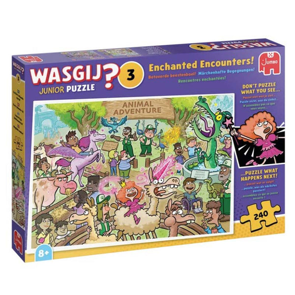 Wasgij Junior 3 - Enchanted Encounters! 240 Piece Jigsaw Puzzle Box