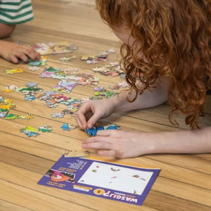 Wasgij Junior 3 - Enchanted Encounters! 240 Piece Jigsaw Puzzle Lifestyle with Children and Hint Sheet