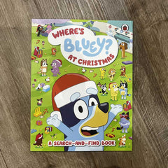 Where's Bluey At Christmas Search & Find Book
