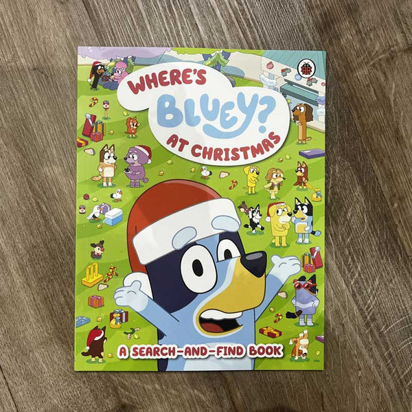 Where's Bluey At Christmas Search & Find Book