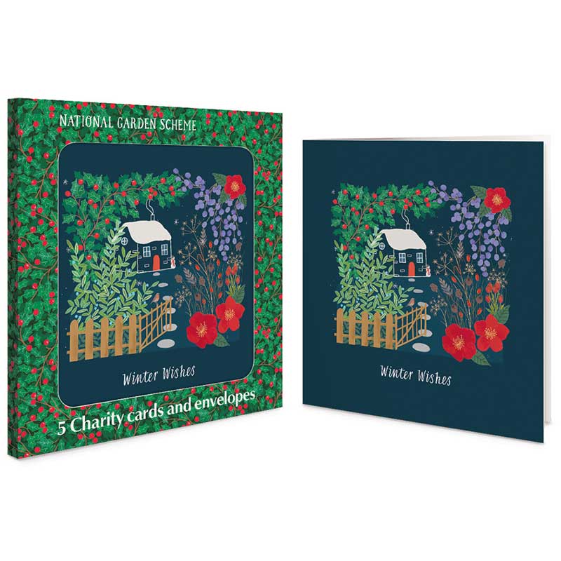 NGS Winter Garden Charity Christmas Cards (Pack of 5)