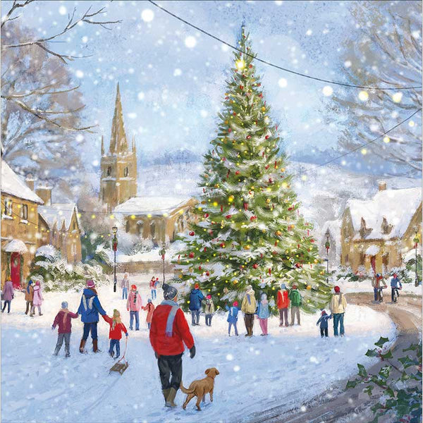 Winter Village Christmas Cards (Pack of 10)