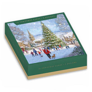 Winter Village Christmas Cards (Pack of 10)