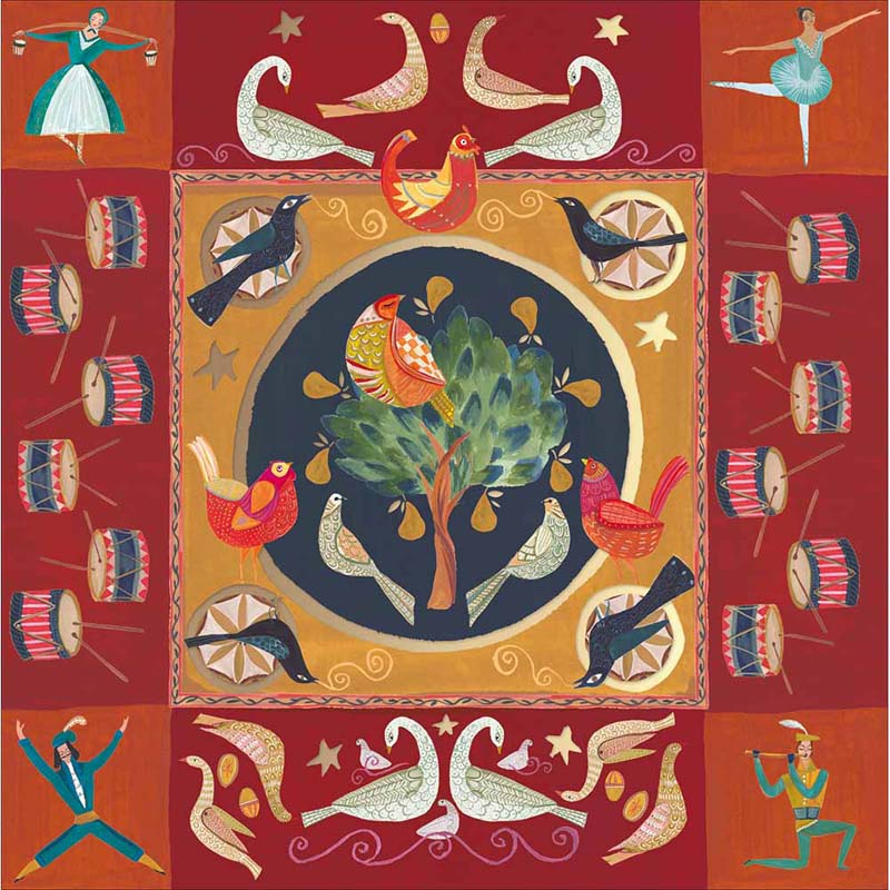 Woodmansterne 12 Days Of Christmas Christmas Card