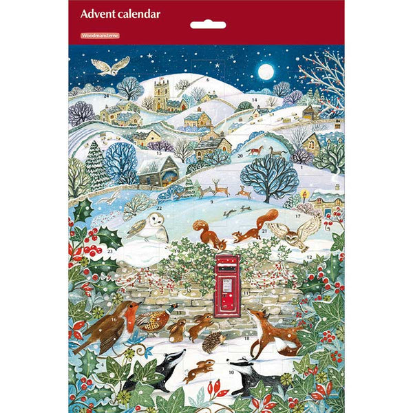 Woodmansterne All Is Calm Paper Advent Calendar