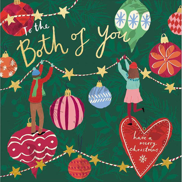 Woodmansterne Both Of You Giant Decorations Christmas Card