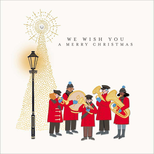 Woodmansterne Brass Band Christmas Card