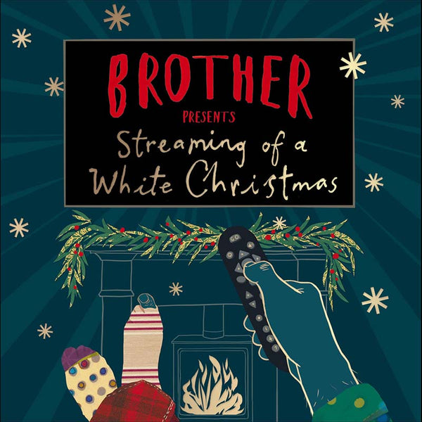 Woodmansterne Brother Remote Christmas Card