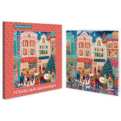 Woodmansterne Christmas Market Charity Christmas Cards (Pack of 5)