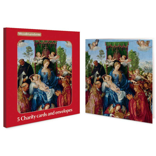 Woodmansterne Feast of the Rosary Charity Christmas Cards (Pack of 5)
