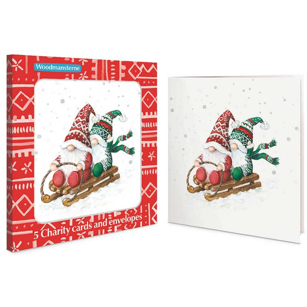 Woodmansterne Fun In The Snow Charity Christmas Cards (Pack of 5)