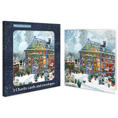 Woodmansterne Greenhouse In The Snow Charity Christmas Cards (Pack of 5)