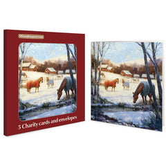 Woodmansterne Let It Snow Charity Christmas Cards (Pack of 5)